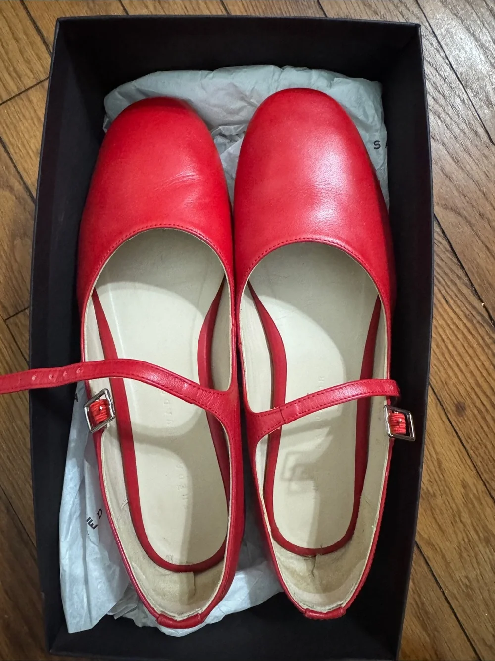 Freda Salvador Aubrey Red Mary Janes (8, runs small)